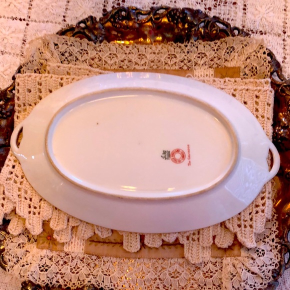 EUC- Uber Rare GDA France Haviland Limoges Calvados Double Handled Olive Platter - Picture 8 of 12